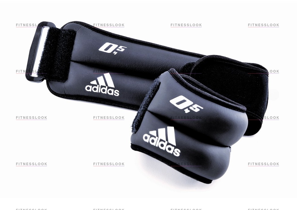 Adidas - на запястья/лодыжки несъемные 0.5 кг из каталога утяжелителей в Казани по цене 2990 ₽