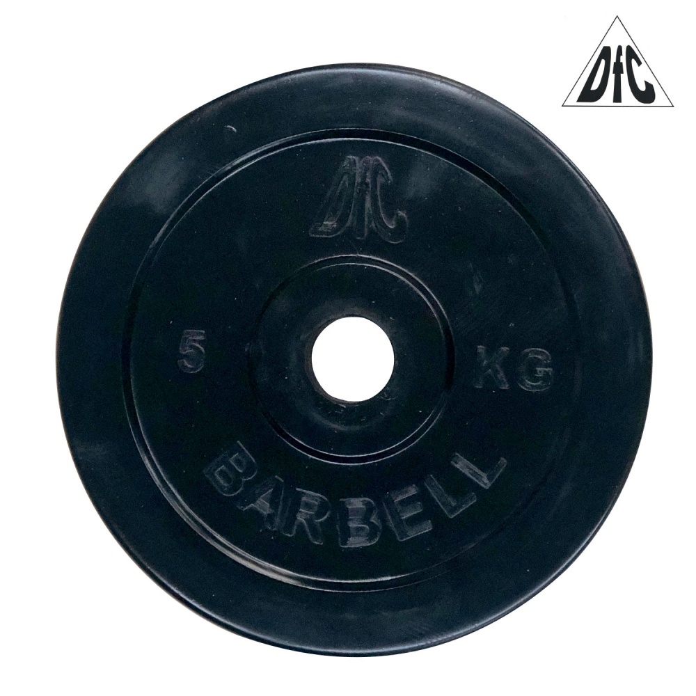 DFC 5 кг обрезиненный из каталога дисков для штанги с посадочным диаметром 30 мм.  в Казани по цене 1490 ₽