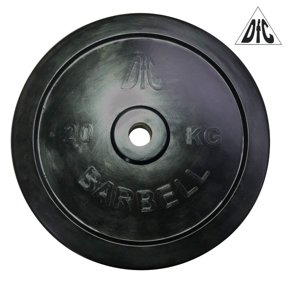 20 кг обрезиненный в Казани по цене 4950 ₽ в категории диски (блины) для штанг и гантелей DFC