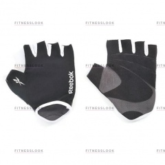 Reebok для фитнеса - черные L/XL из каталога пар тренажерных перчаток в Казани по цене 1450 ₽