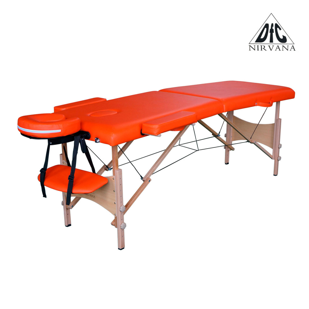 DFC Nirvana Optima (оранжевый) из каталога складных массажных столов в Казани по цене 13990 ₽