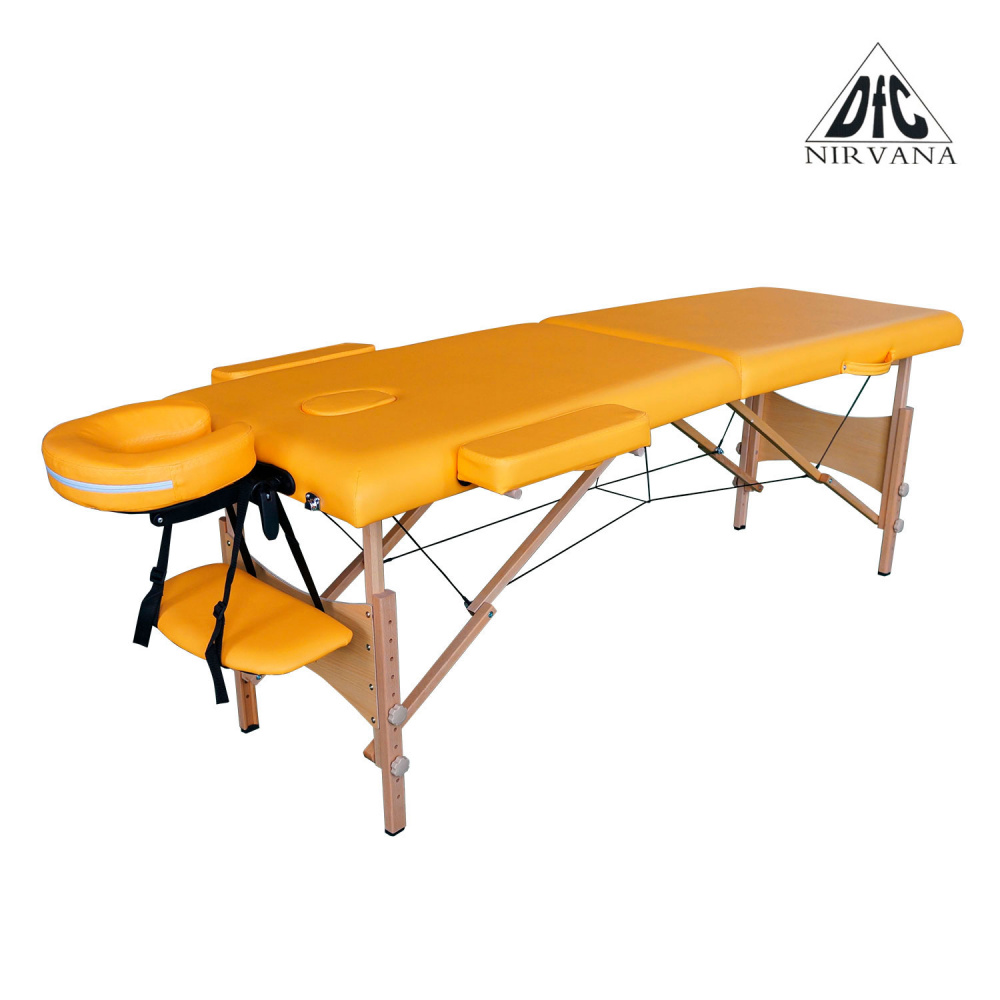 Nirvana Optima (горчичный цвет) в Казани по цене 12990 ₽ в категории складные массажные столы DFC