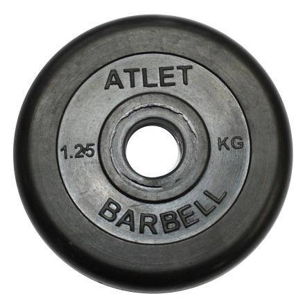 MB Barbell Atlet - 31 мм - 1.25 кг из каталога дисков для штанги с посадочным диаметром 30 мм.  в Казани по цене 670 ₽