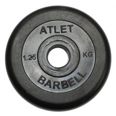 MB Barbell Atlet - 31 мм - 1.25 кг из каталога дисков для штанги с посадочным диаметром 30 мм.  в Казани по цене 670 ₽
