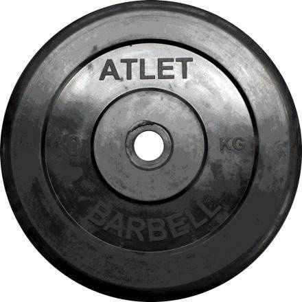 MB Barbell Atlet - 31 мм - 10 кг из каталога дисков для штанги с посадочным диаметром 30 мм.  в Казани по цене 3185 ₽