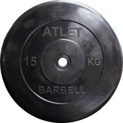 MB Barbell Atlet - 31 мм - 15 кг из каталога дисков для штанги с посадочным диаметром 30 мм.  в Казани по цене 5350 ₽