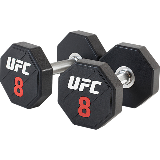UFC 8 кг. из каталога обрезиненных гантелей в Казани по цене 16430 ₽