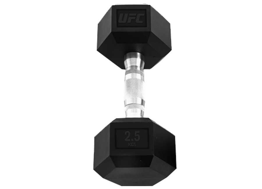 гексагональная 2.5 кг. в Казани по цене 1220 ₽ в категории обрезиненные гантели UFC