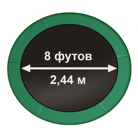 Рендер-9 для Arland 8FT / 244 см Премиум Dark green (внутренняя сетка)