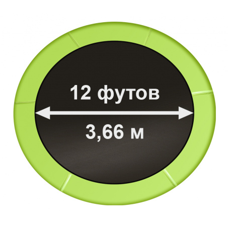Рендер-5 для Arland 12FT / 366 см Light Green (внутренняя сетка)