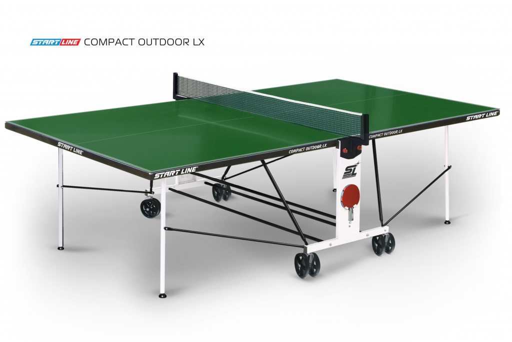 Start Line Compact Outdoor-2 LX Зелёный из каталога теннисных столов в Казани по цене 42090 ₽