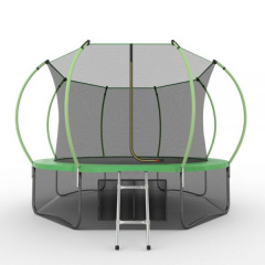 Батут с защитной сеткой Evo Jump Internal 12ft (Green) + Lower net в Казани по цене 31190 ₽