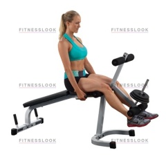 Body Solid Powerline PLCE65 - сгибание/разгибание ног из каталога горнолыжных тренажеров в Казани по цене 43120 ₽
