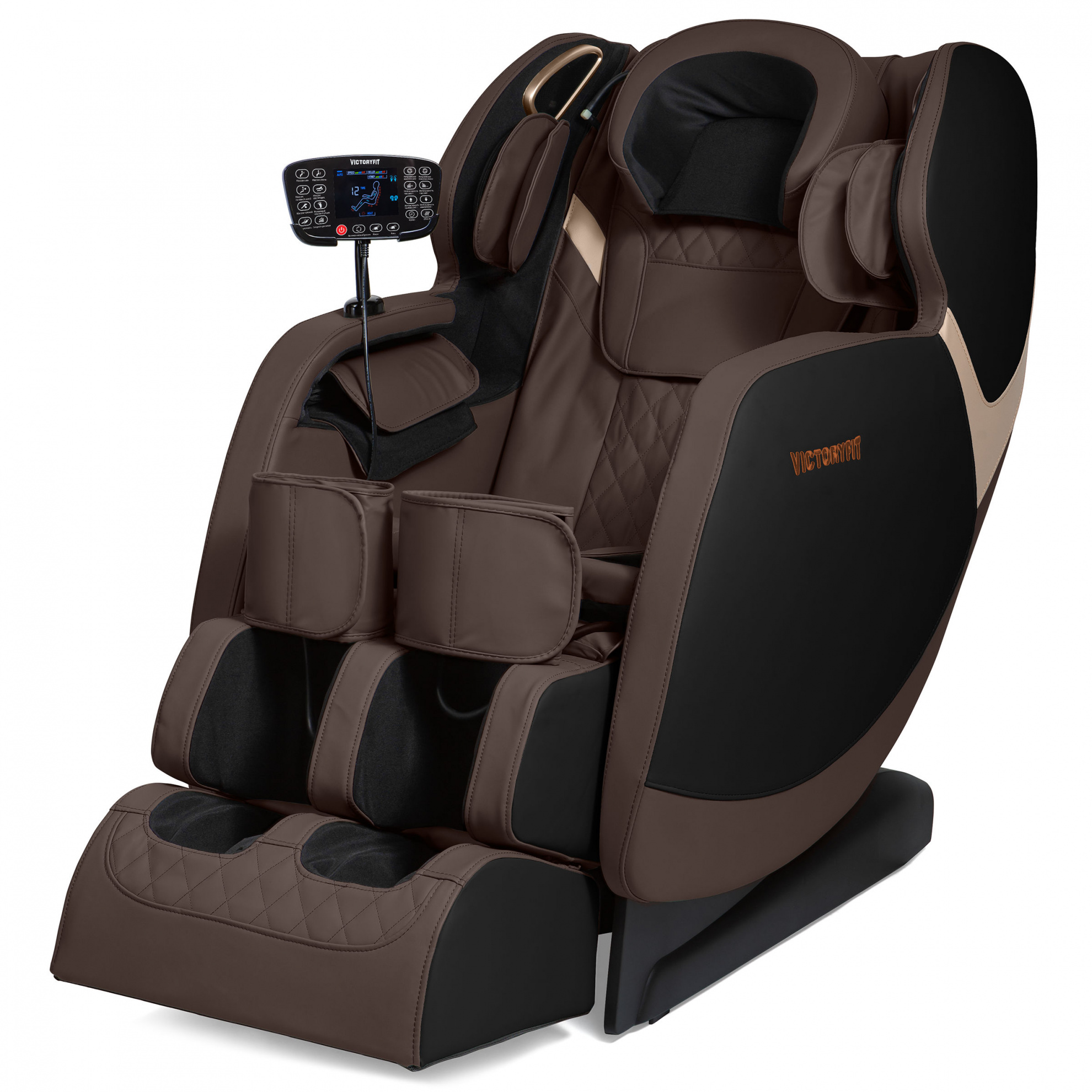 VF-M76 (коричневый) в Казани по цене 132900 ₽ в категории массажные кресла VictoryFit