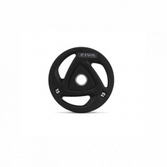Ziva с уретановым покрытием, 20 кг. ZVO-DCPU1616-GY из каталога дисков для штанги с посадочным диаметром 50 мм. в Казани по цене 6040 ₽