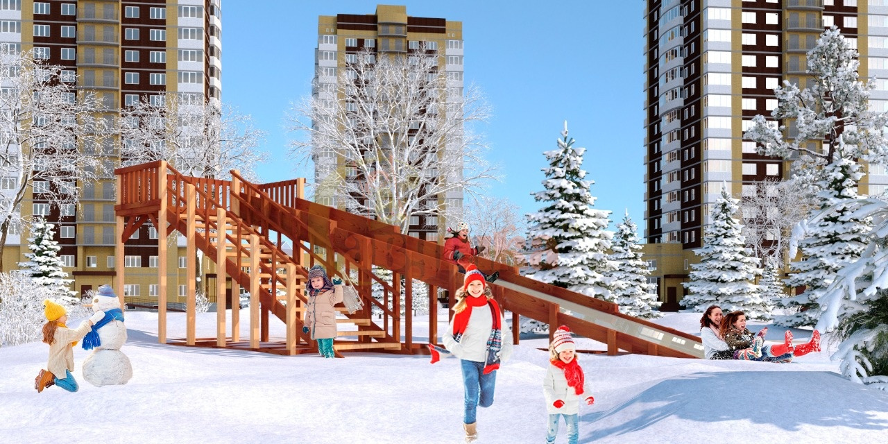 Савушка Зима 8 из каталога детских игровых комплексов  в Казани по цене 251800 ₽