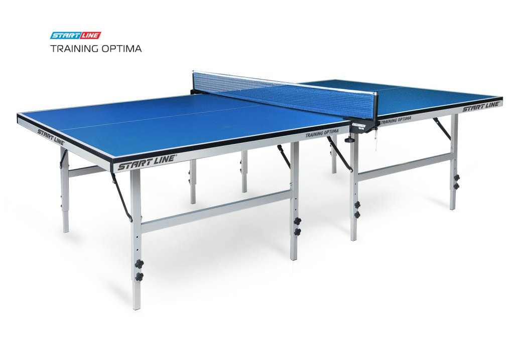 Start Line Training Optima blue с системой регулировки высоты из каталога теннисных столов для помещений в Казани по цене 28590 ₽