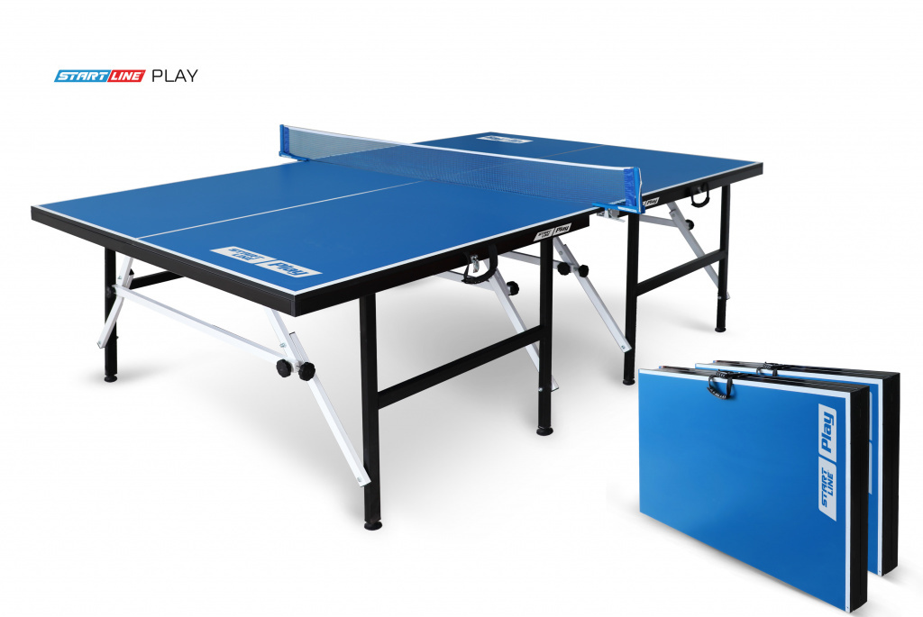 Start Line Play синий из каталога теннисных столов для помещений в Казани по цене 25990 ₽