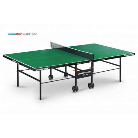 Теннисный стол для помещений Start Line Club Pro green