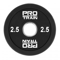 Protrain 2.5 кг. PPU-2,5 полиуретан из каталога дисков для штанги с посадочным диаметром 50 мм. в Казани по цене 1811 ₽