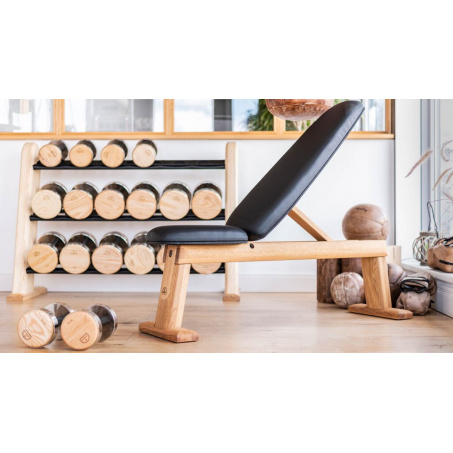 Рендер-3 для NOHrD WeightBench иск кожа дуб