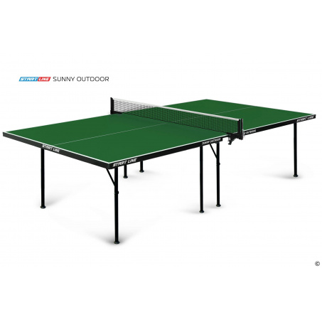Влагостойкий теннисный стол Start Line Sunny Outdoor Зелёный