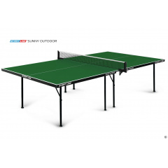Start Line Sunny Outdoor Зелёный из каталога теннисных столов в Казани по цене 32490 ₽