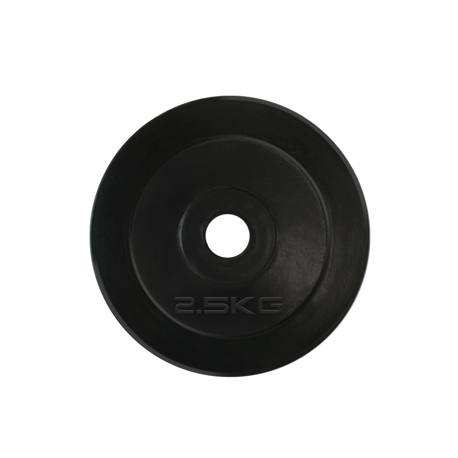 2,5 кг обрезиненный черный в Казани по цене 1130 ₽ в категории диски (блины) для штанг и гантелей UnixFit
