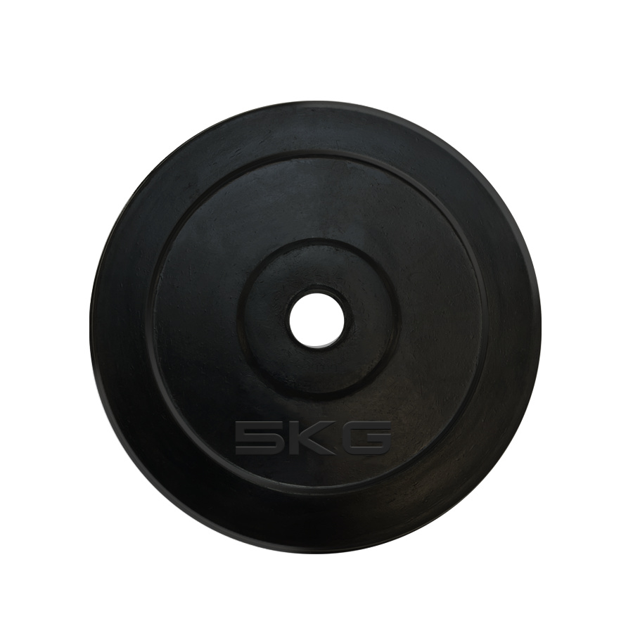 5 кг обрезиненный черный в Казани по цене 1880 ₽ в категории диски (блины) для штанг и гантелей UnixFit