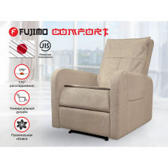 Fujimo COMFORT CHAIR F3005 FMW с механическим приводом Ваниль из каталога массажных кресел в Казани по цене 44120 ₽