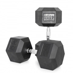VictoryFit гексагональная VF-H450 (45 кг) 1 шт. из каталога обрезиненных гантелей в Казани по цене 15400 ₽