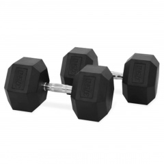 VictoryFit гексагональная VF-H375 (37,5 кг) 1 шт. из каталога обрезиненных гантелей в Казани по цене 12831 ₽