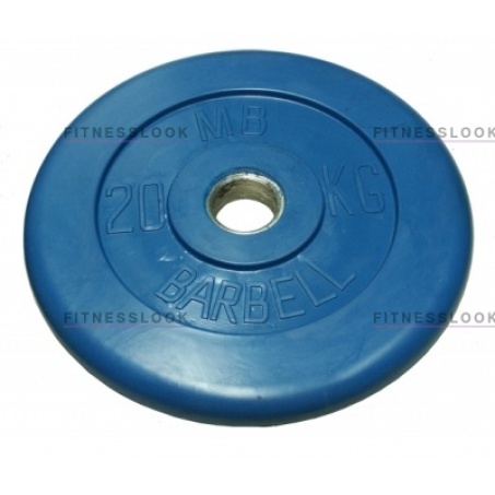 Диск для штанги MB Barbell синий - 30 мм - 20 кг