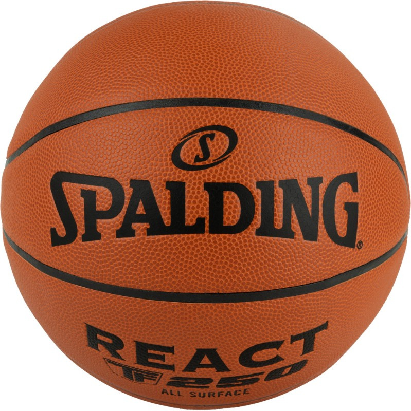 TF-250 React FIBA размер 7 в Казани по цене 5490 ₽ в категории баскетбольные мячи Spalding
