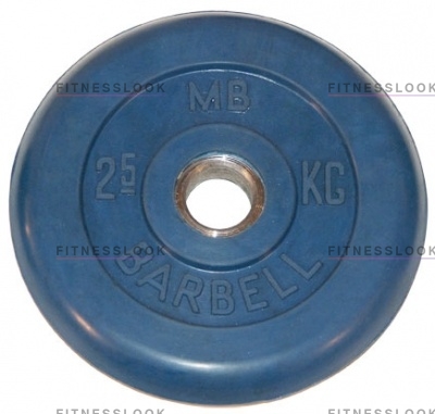 MB Barbell синий - 30 мм - 2.5 кг из каталога дисков для штанги с посадочным диаметром 30 мм.  в Казани по цене 817 ₽