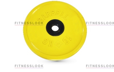 евро-классик желтый - 50 мм - 15 кг в Казани по цене 14966 ₽ в категории диски (блины) для штанг и гантелей MB Barbell