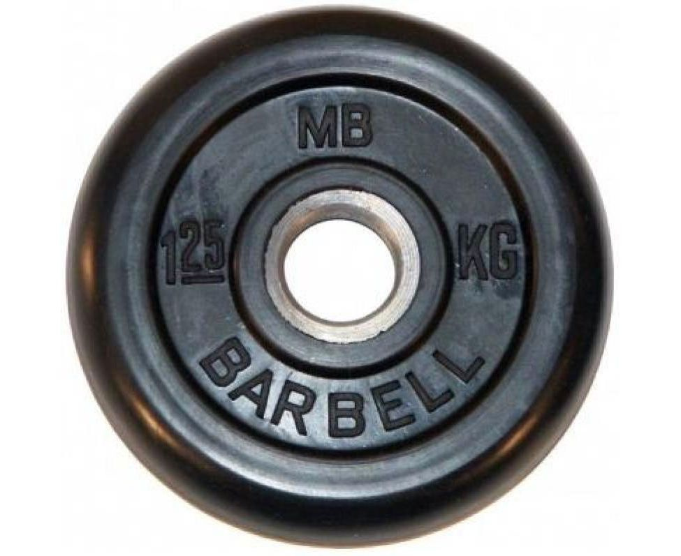 MB Barbell обрезиненный (металлическая втулка) 1.25 кг / диаметр 26 мм из каталога дисков для штанги с посадочным диаметром 26 мм.  в Казани по цене 1225 ₽