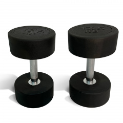 UnixFit PRO круглая 17,5 кг DBRND17_5PBK из каталога обрезиненных гантелей в Казани по цене 6891 ₽