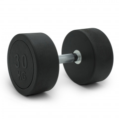 UnixFit PRO круглая 30 DBRND30PBK из каталога обрезиненных гантелей в Казани по цене 11490 ₽