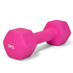 UnixFit 3 кг Pink DBNEO3PK из каталога неопреновых  гантелей в Казани по цене 1490 ₽