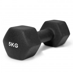 UnixFit 5 кг Black DBNEO5BK из каталога неопреновых  гантелей в Казани по цене 2490 ₽