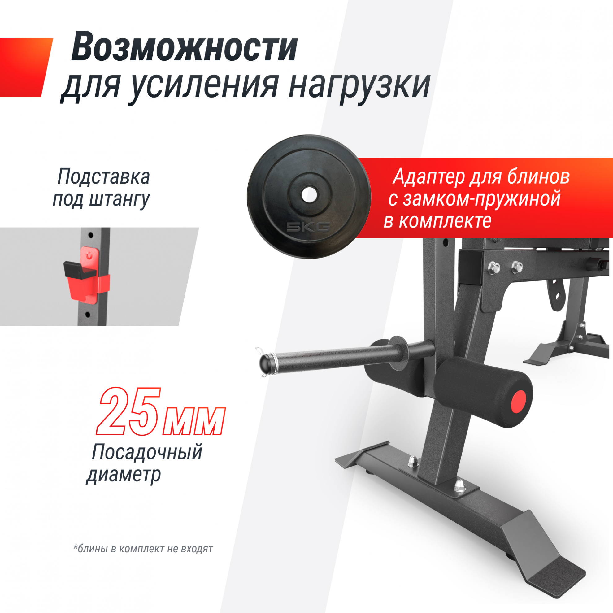 UnixFit BENCH 130DD складывание - нет