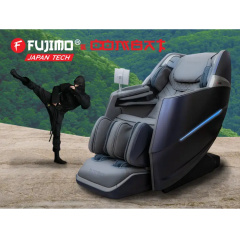 Fujimo Combat 4D Серый из каталога массажных кресел в Казани по цене 407150 ₽