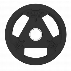 Bronze Gym 20 кг BGPLR200 из каталога дисков для штанги с посадочным диаметром 50 мм. в Казани по цене 6800 ₽