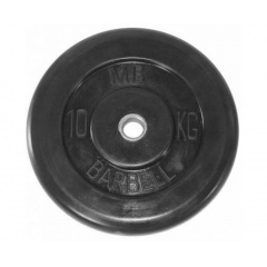 MB Barbell 10 кг металлическая втулка из каталога дисков для штанги с посадочным диаметром 30 мм.  в Казани по цене 4450 ₽