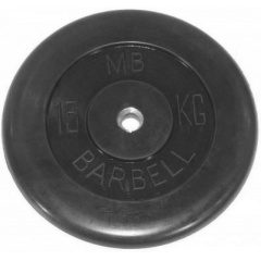 MB Barbell 15 кг металлическая втулка из каталога дисков для штанги с посадочным диаметром 30 мм.  в Казани по цене 6250 ₽
