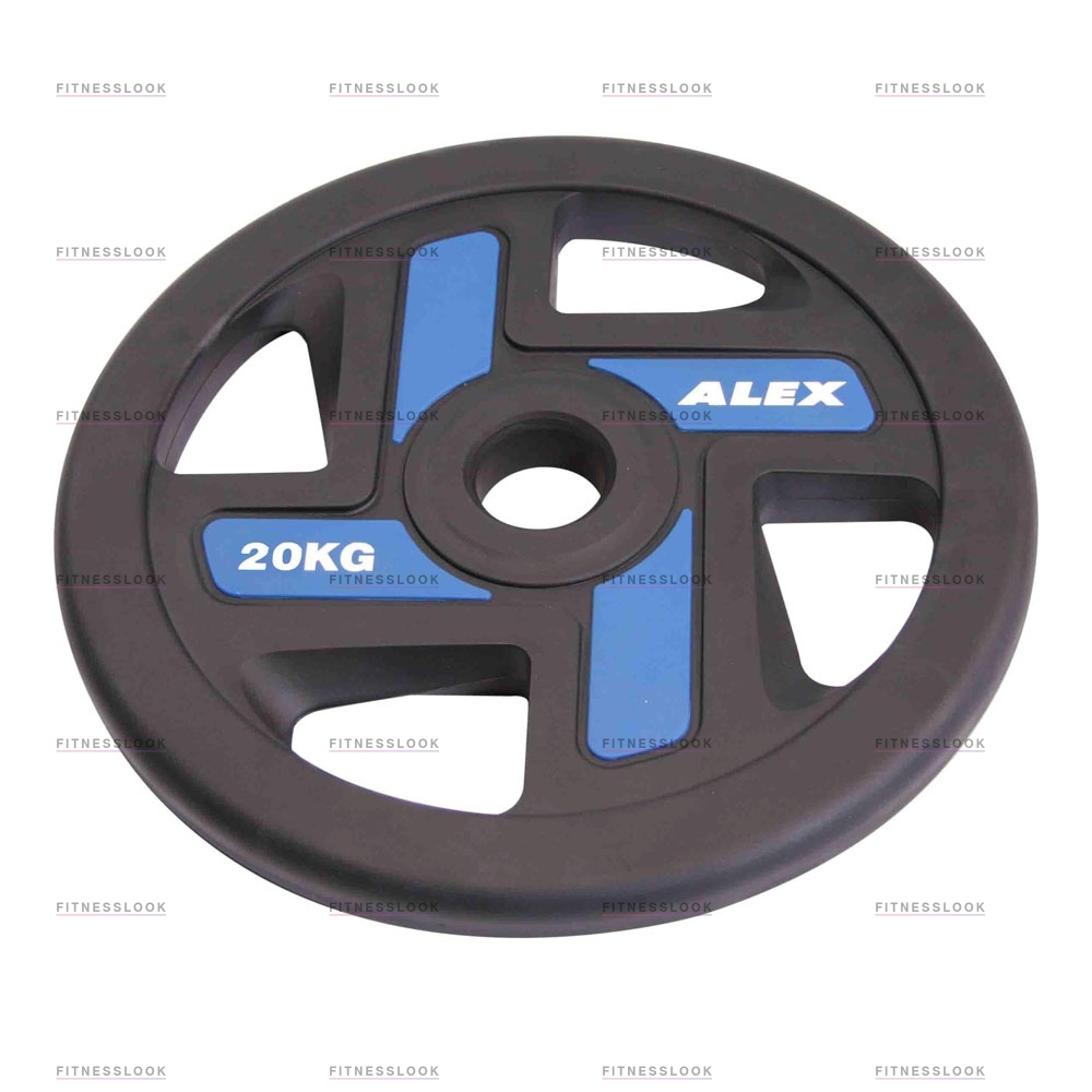 Alex полиуретановый 50 мм - 20 кг в Казани по цене 12903 ₽ в категории диски (блины) для штанг и гантелей Aerofit