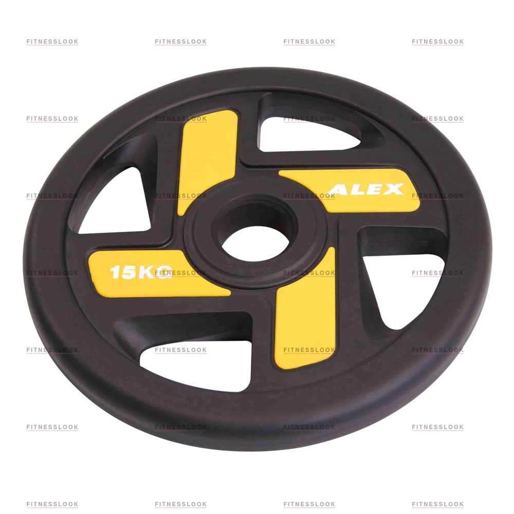 Alex полиуретановый 50 мм - 10 кг в Казани по цене 7107 ₽ в категории диски (блины) для штанг и гантелей Aerofit