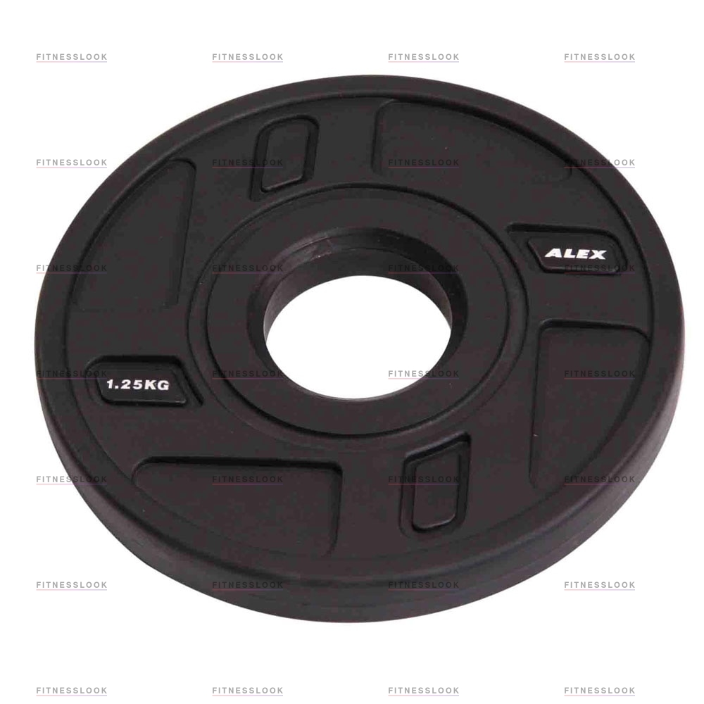 Alex полиуретановый 50 мм -  1.25 кг в Казани по цене 1587 ₽ в категории диски (блины) для штанг и гантелей Aerofit