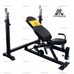 DFC PowerGym  BN014 - со стойками из каталога стоек для штанги со скамьей в Казани по цене 26990 ₽